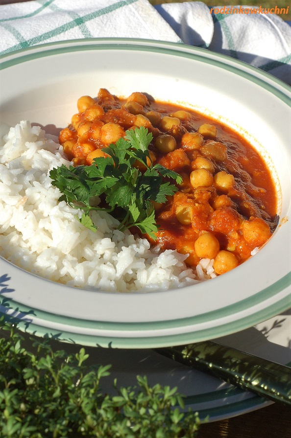 Chana masala - curry z ciecierzycy